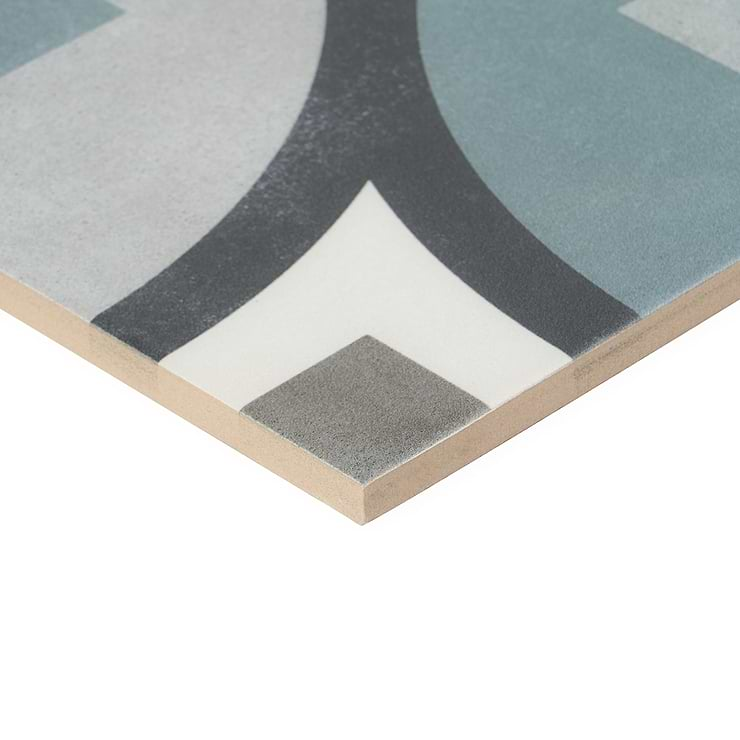 Lapaz Bloom Blue 9x9 Matte Porcelain Tile