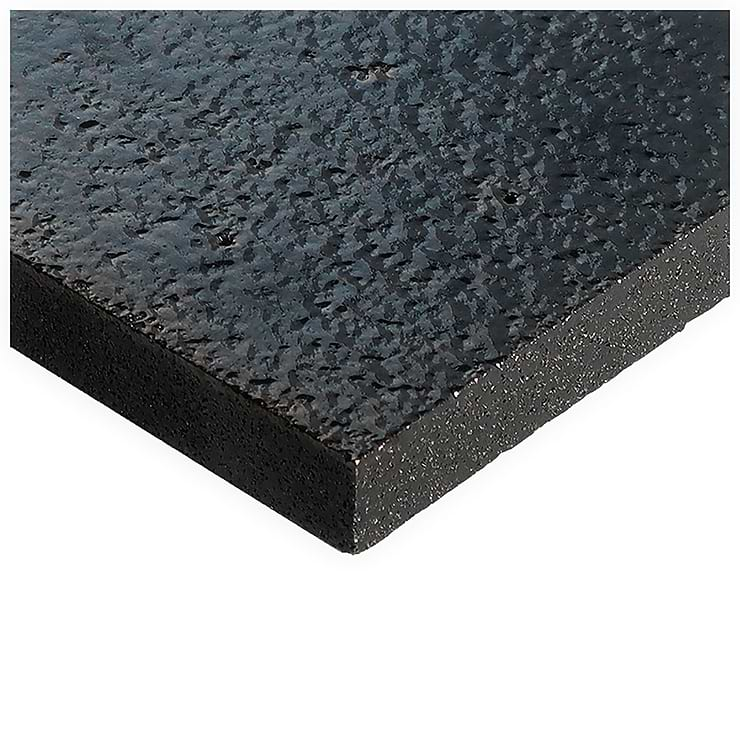 Magma Brick Iron Gray 3x6" Polished Lava Stone Tile