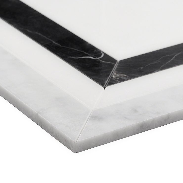 Cadre Ribera Polished Marble Mosaic Tile