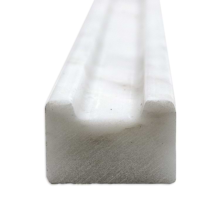 Groove Pencil Asian Statuary Marble Tile Liner