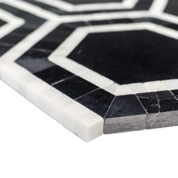 Nova Black Hole Marble Tile