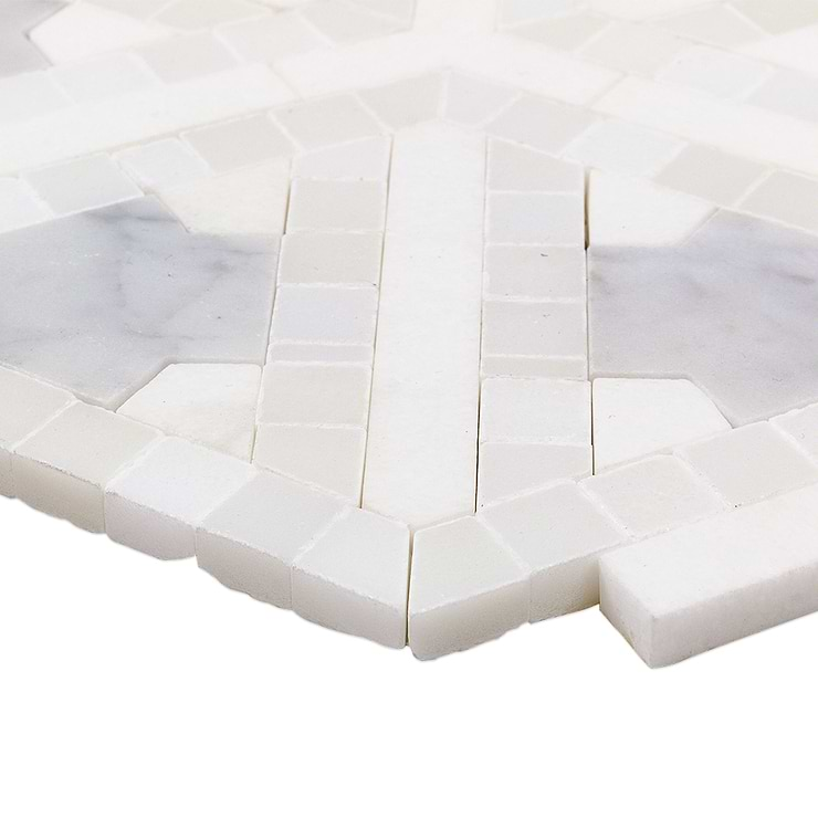 Winter Fresco White Polished Marble Tile