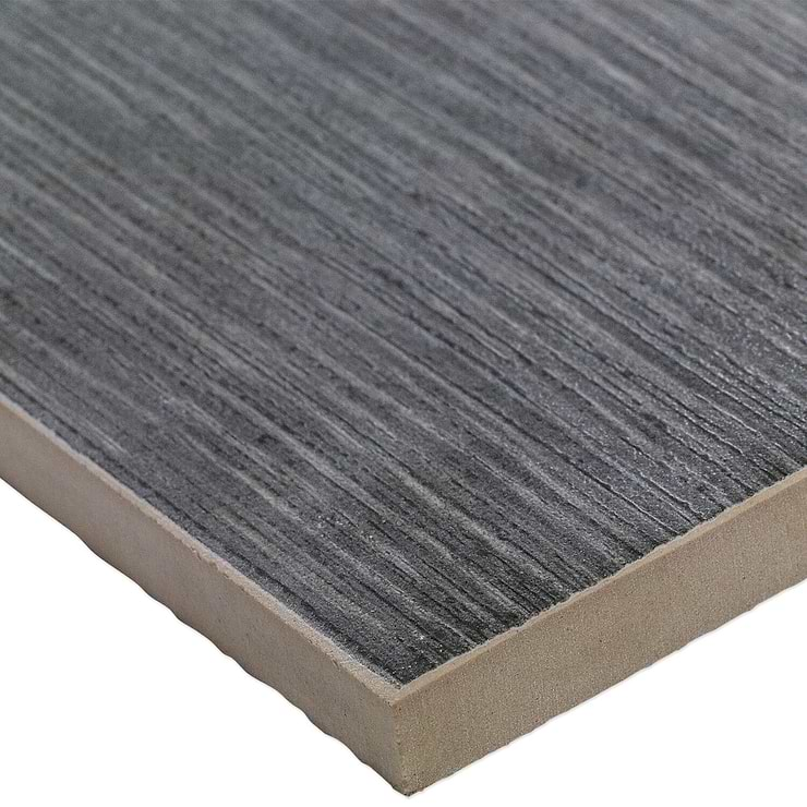 Montana Anthracite 8x45 Natural Wood Look Porcelain Tile