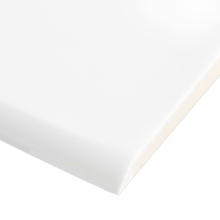 Manchester Bianco 3x12 Ceramic Bullnose