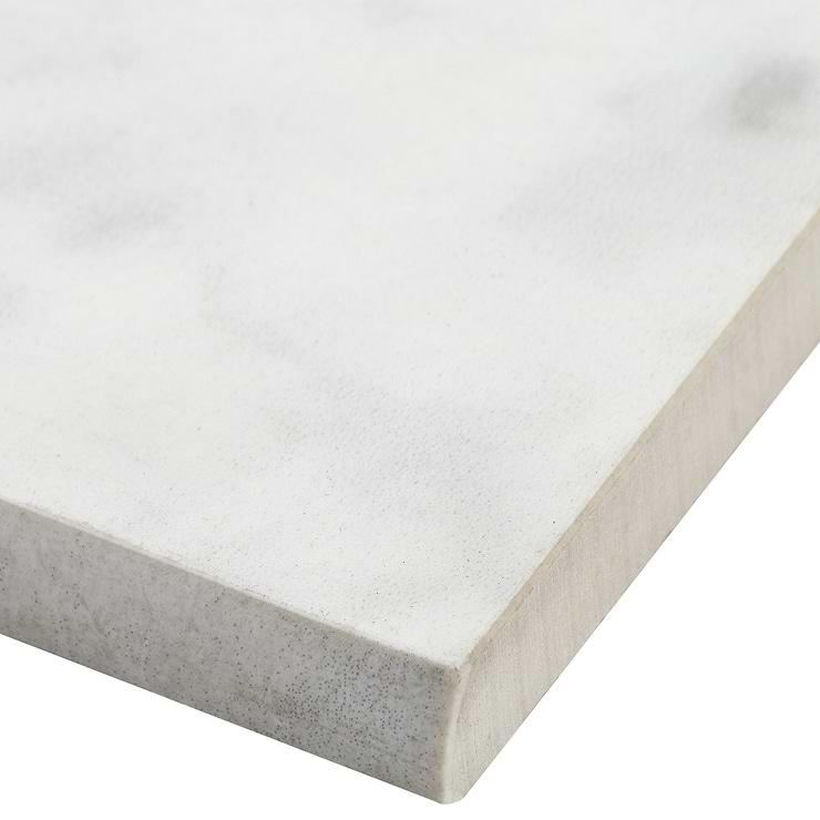 Marble Tech Bianco Gioia 3x24 Polished Porcelain Bullnose