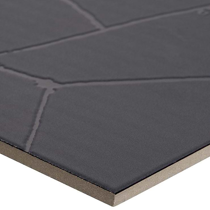 Faber Black 16x32 Matte Porcelain Tile