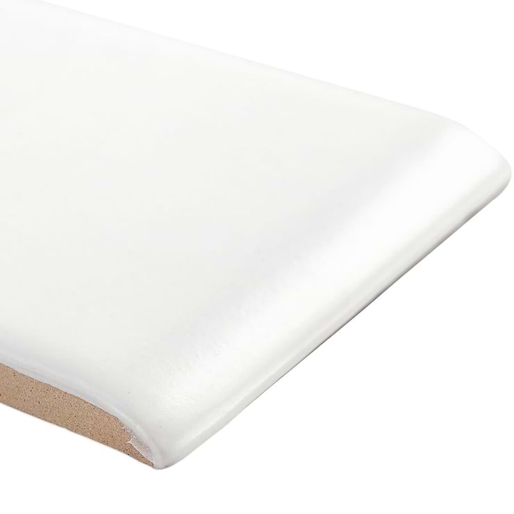 Basic White Matte 3 Inch Side Bullnose