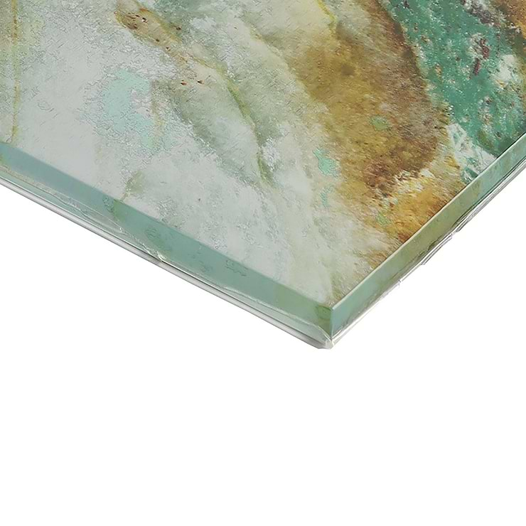 Gem Emerald Green 4x9 Polished Glass Tile