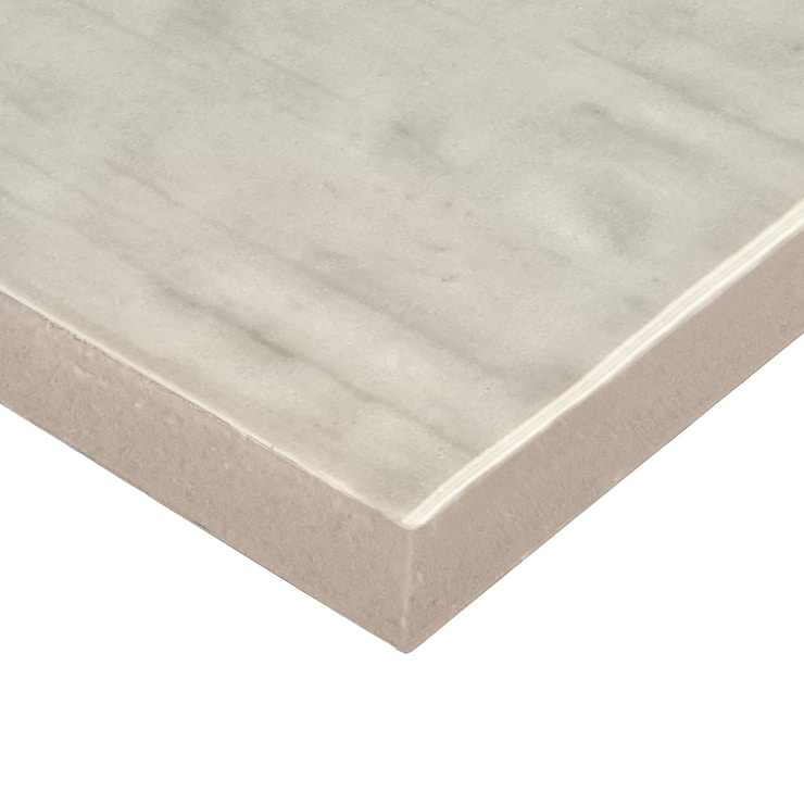 Kiln Light Gray 3x9 Polished Porcelain Subway Tile