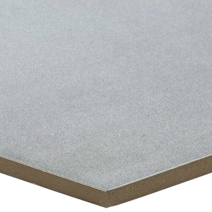 Paige Grigio 10" Hexagon Matte Cement Look Porcelain Tile