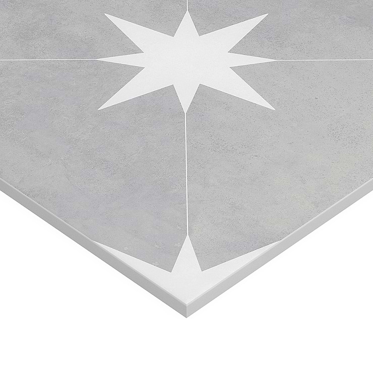 Tau Gris Gray 9x9 Matte Porcelain Tile