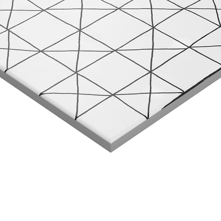 Dexter White 9x9 Matte Porcelain Tile