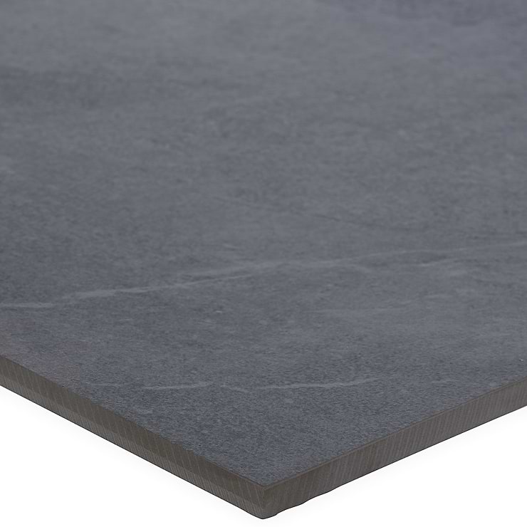 Fordham Nero 24x24 Black Matte Porcelain Floor and Wall Tile
