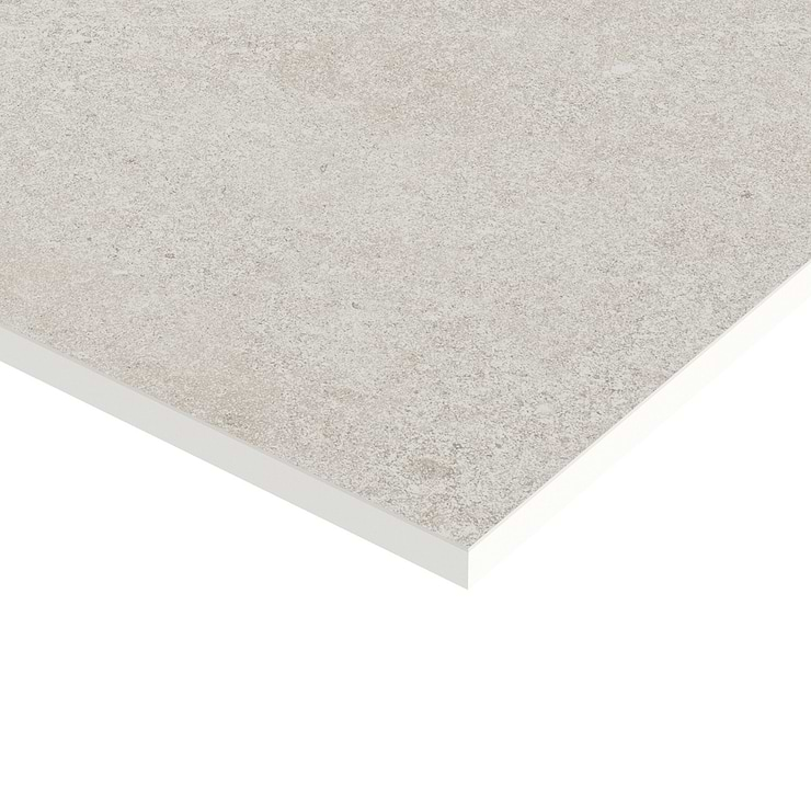 Era Linen White 48x48 Limestone Look Matte Porcelain Tile