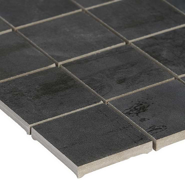 Angela Harris Inspira Dark Gray 2x2 Matte Porcelain Mosaic Tile