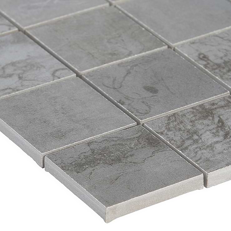 Angela Harris Inspira Steel Gray 2x2 Matte Porcelain Mosaic Tile