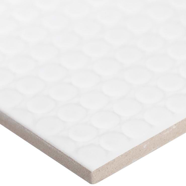 Sacramento Decor Snow 6x6 Matte Porcelain Tile