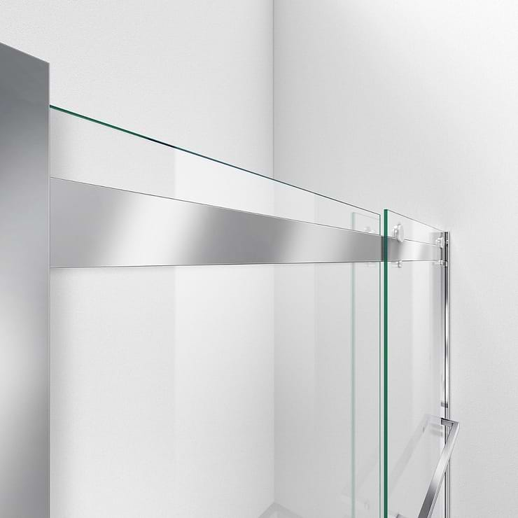 DreamLine Essence-H 60x76" Reversible Sliding Shower Alcove Door with Clear Glass in Chrome