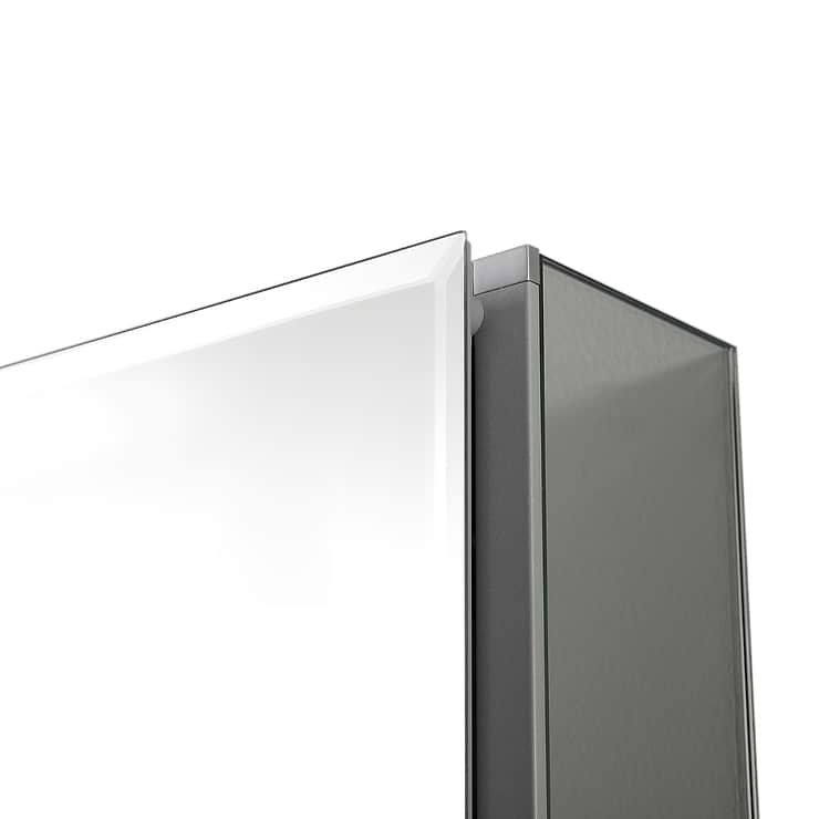 Vita Beveled 15x26" Rectangle Recessed or Wall Mounted Medicine Cabinet with Mirror