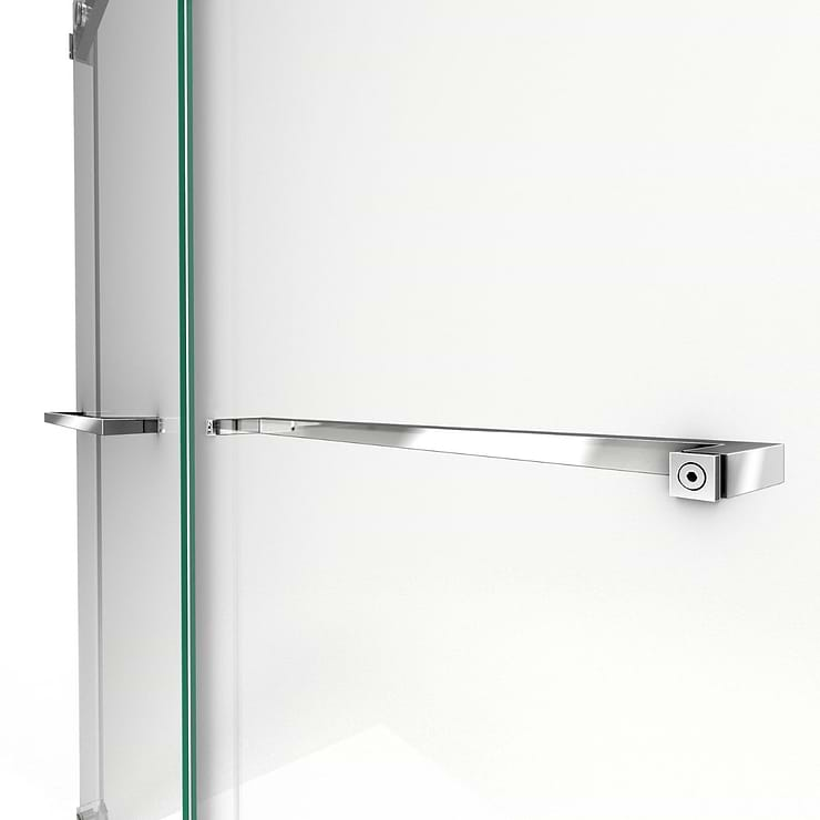 DreamLine Essence-H 60x76" Reversible Sliding Shower Alcove Door with Clear Glass in Chrome