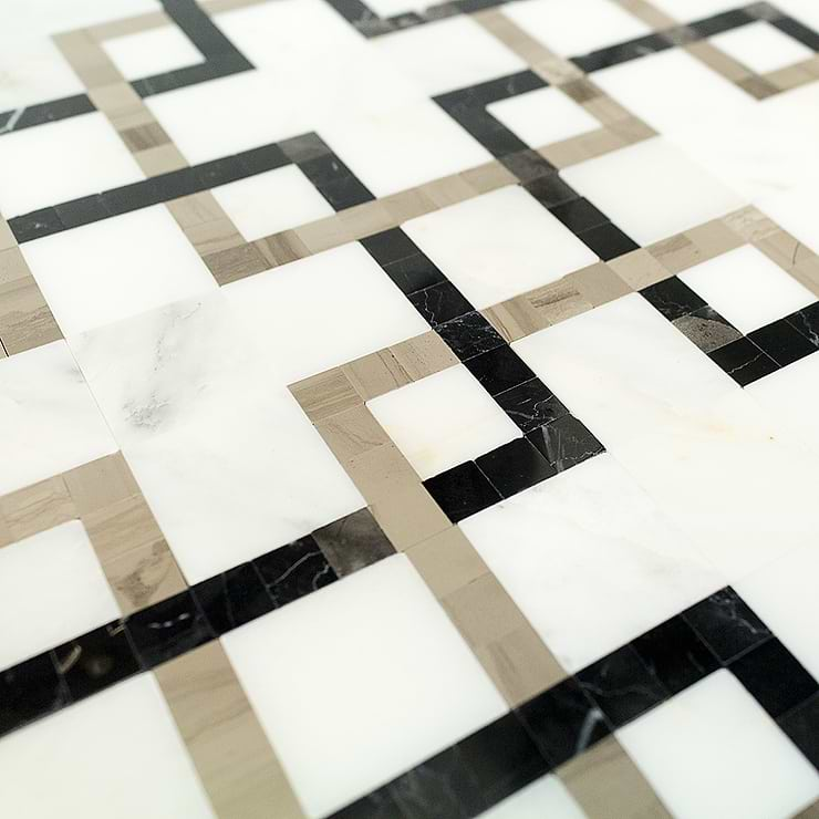 Labyrinth Marble Tile