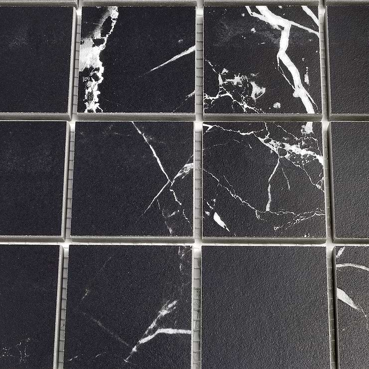 Marble Tech Port Laurent 2x2 Matte Marble Look Porcelain Mosaic Tile