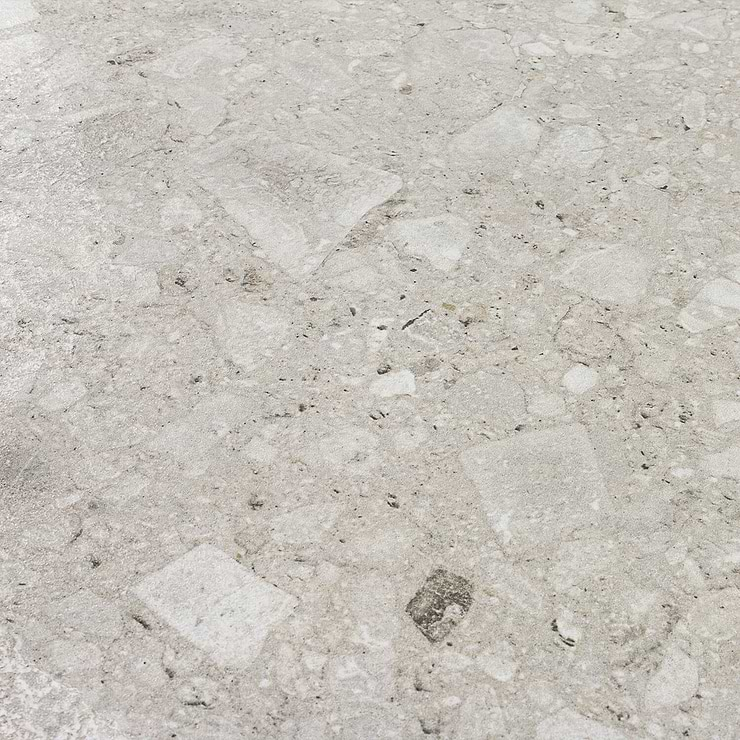 Rizo Cenere 24x24 Terrazzo Look Porcelain Tile