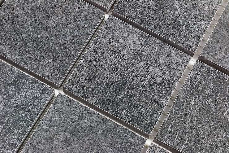 Marbella Smokey Gray Mosaic Porcelain Tile 