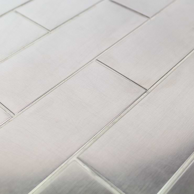 Stainless Steel 2" X 6" Metal Tiles