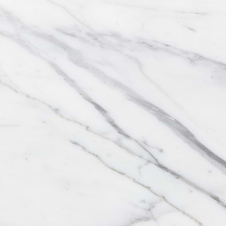 Statuario 12x12 Polished Marble Tile 