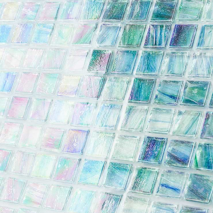 Celeste Summery Bloom Glass Tile