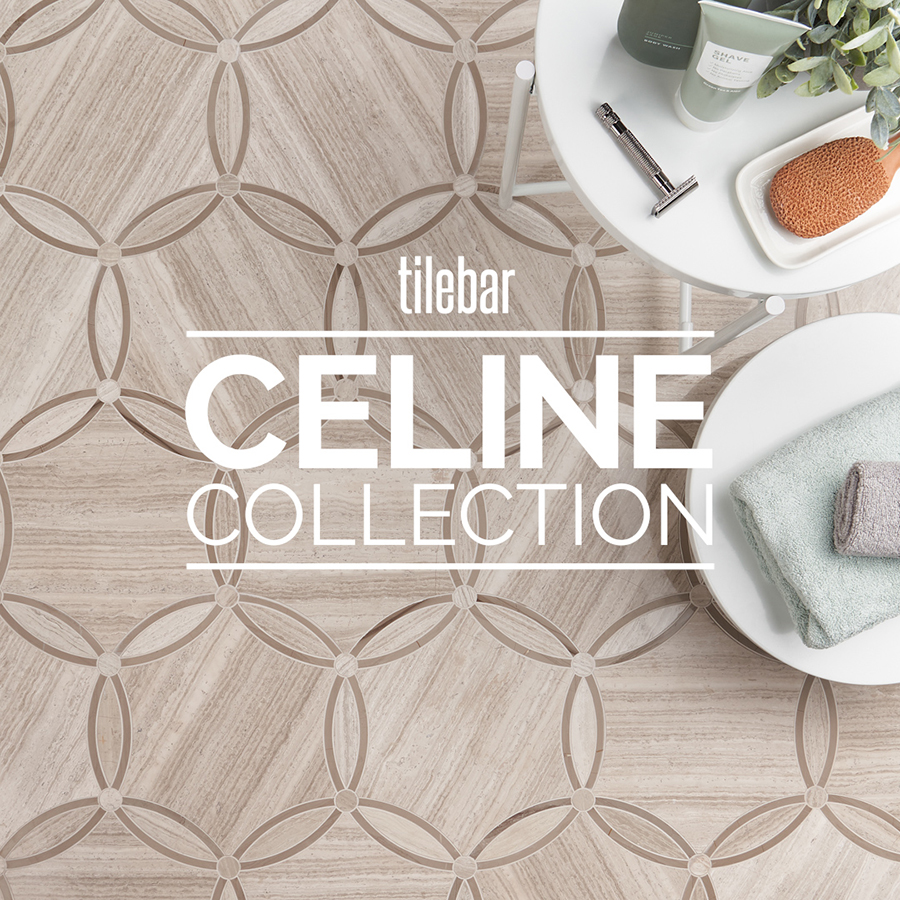 Celine Bianco White Polished Marble Mosaic Tile