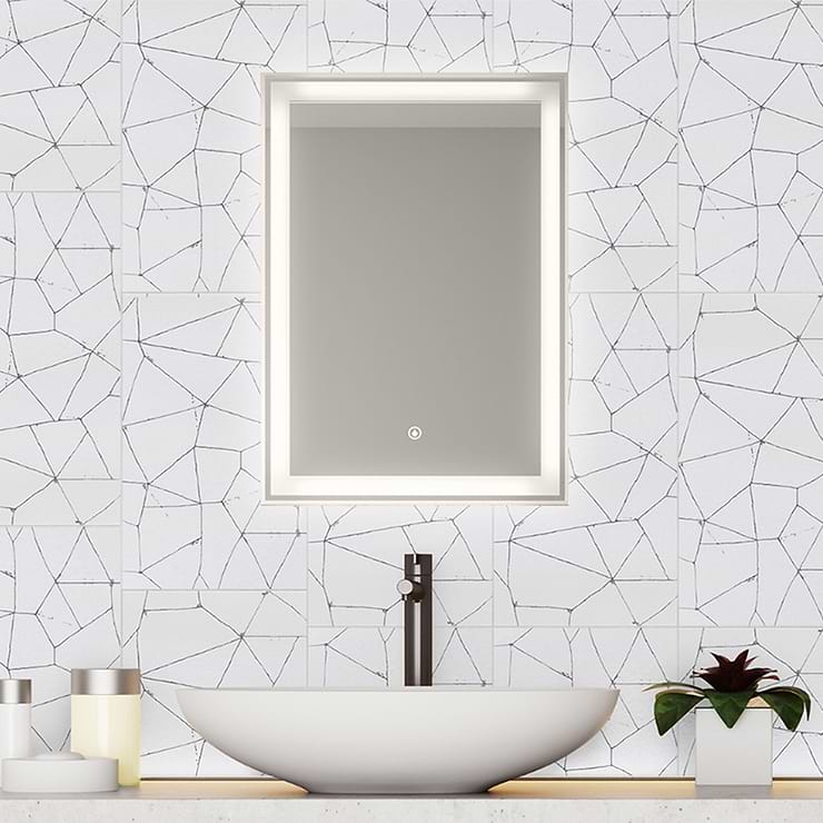 Faber White 16x32 Matte Porcelain Tile