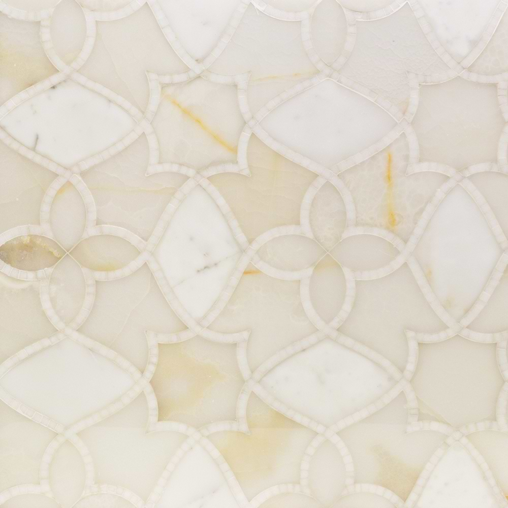 Elysian Onyx White Polished Marble for Floor and Wall Tile