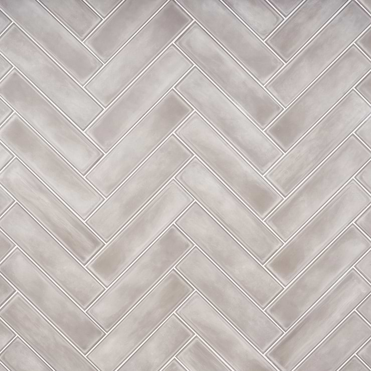 Stacy Garcia ArtBlock Grigio Gray 4x16 Matte Porcelain Tile