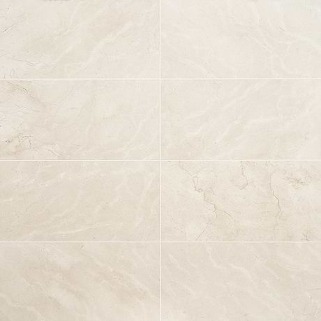 Crema Marfil 12x24 Honed Marble Tile