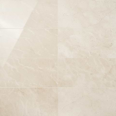 Crema Marfil 12x24 Polished Marble Tile