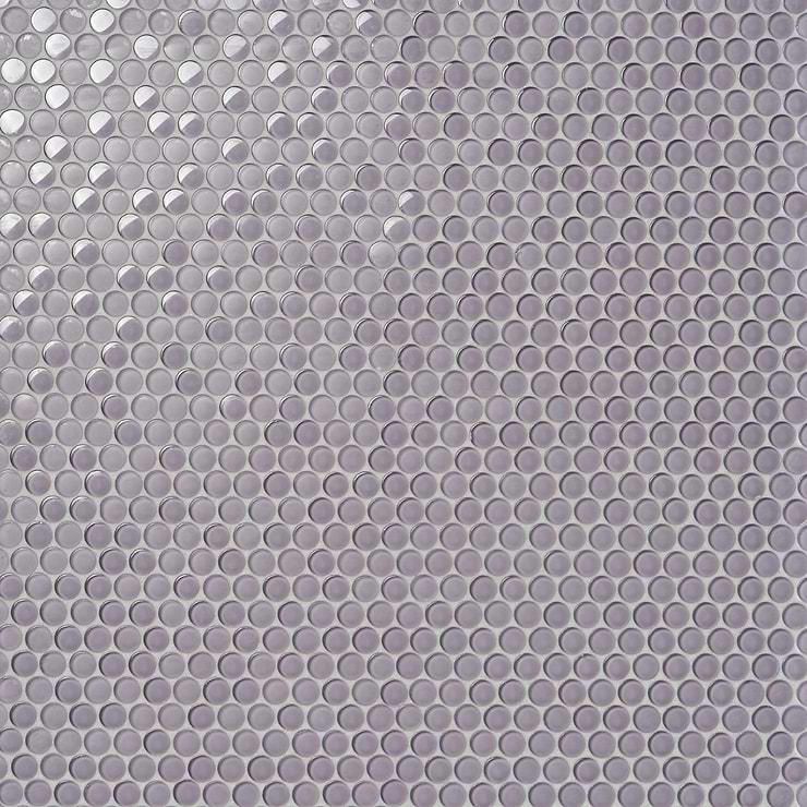 Loft Wisteria 3/4" Penny Round Glass Tile
