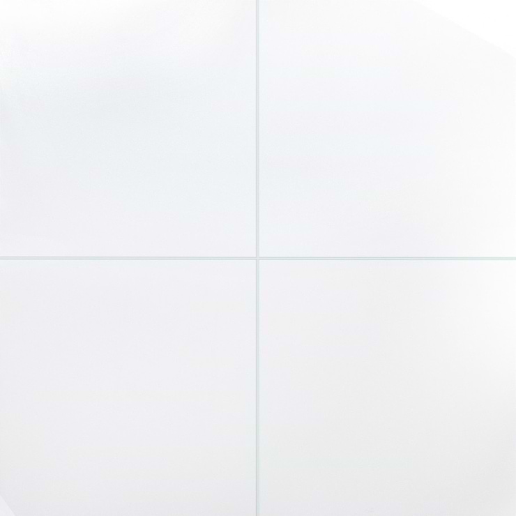 Simple White 24x24 Crystallized Thassos Tile 