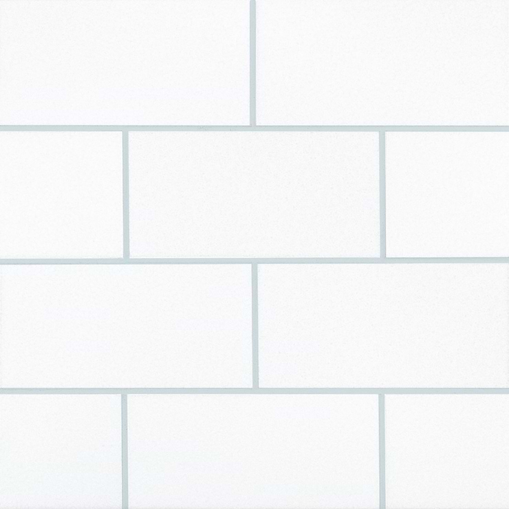 Simple White 3x6 Crystallized Glass "Thassos" Tile