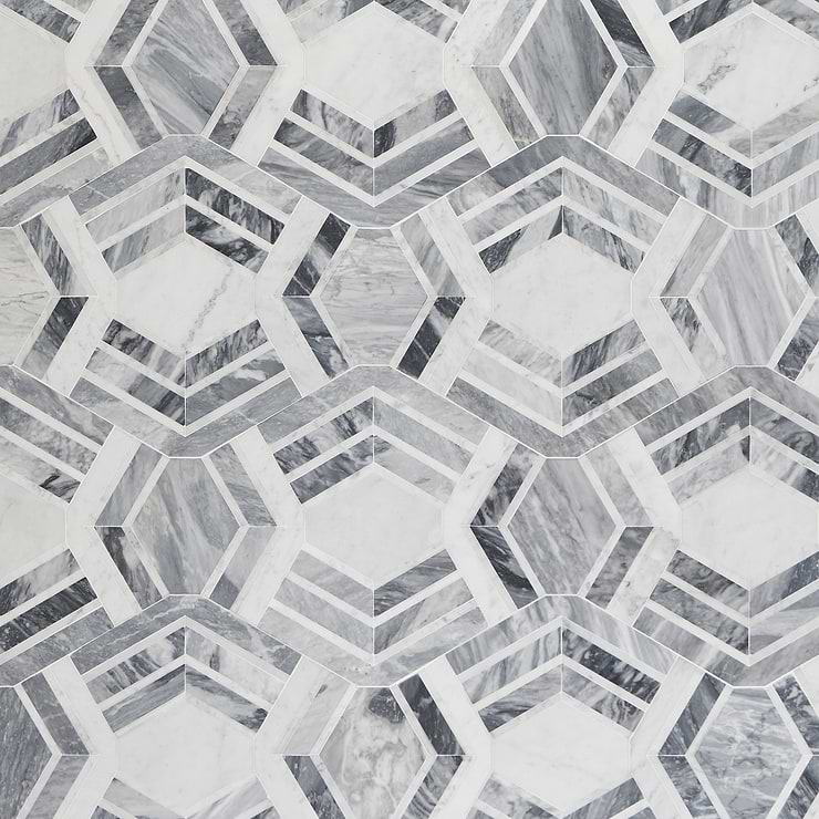 Mezzo Canta Polished Marble Mosaic