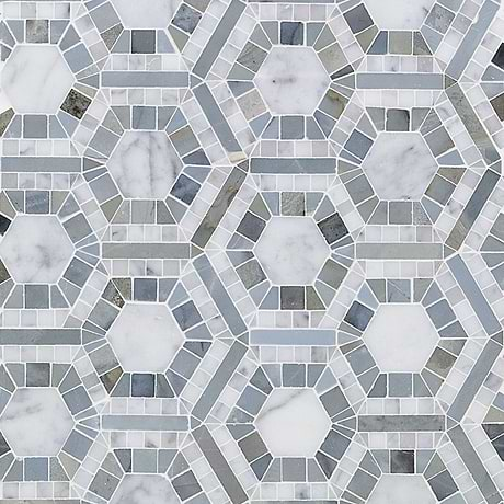 Waterjet Marble Tile for Backsplash,Kitchen Floor,Bathroom Floor,Kitchen Wall,Bathroom Wall,Shower Wall,Shower Floor,Outdoor Wall,Commercial Floor