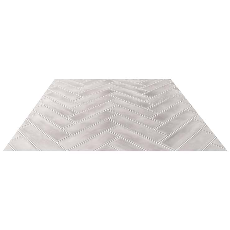 Stacy Garcia ArtBlock Grigio Gray 4x16 Matte Porcelain Tile