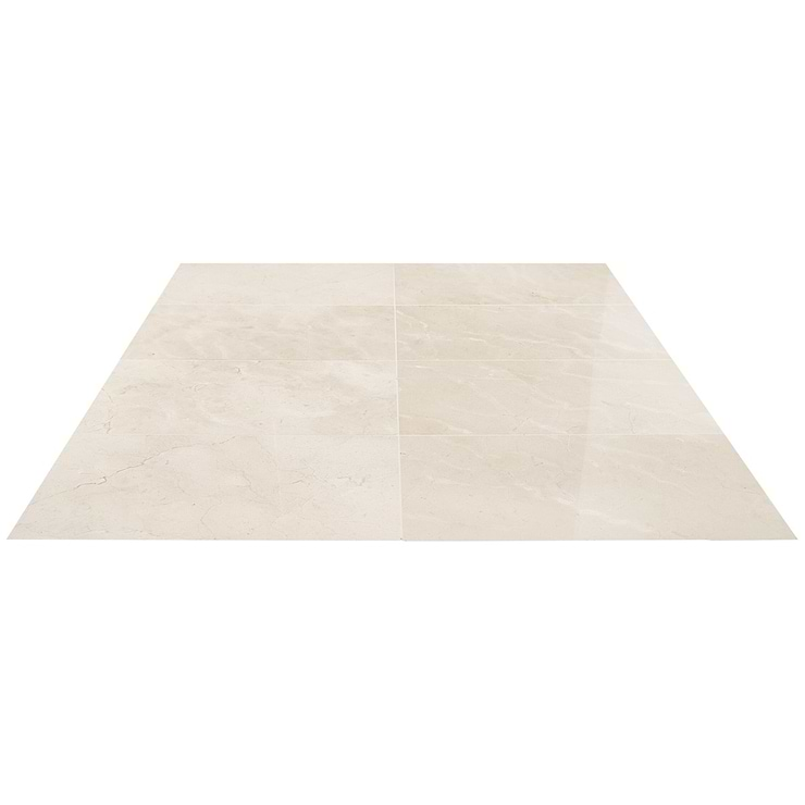 Crema Marfil 12x24 Polished Marble Tile