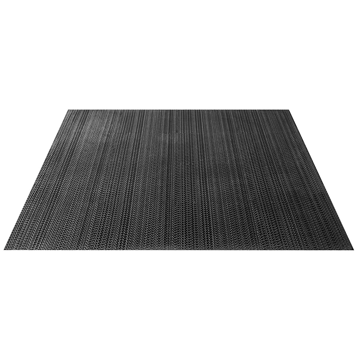 Sound Echo 3D Black Resin Mosaic Tile