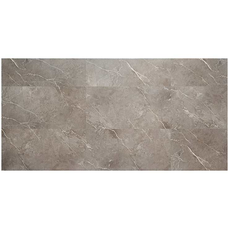 Katone Chauny Marble Dark Beige 18x36 Glue Down Luxury Vinyl Tile