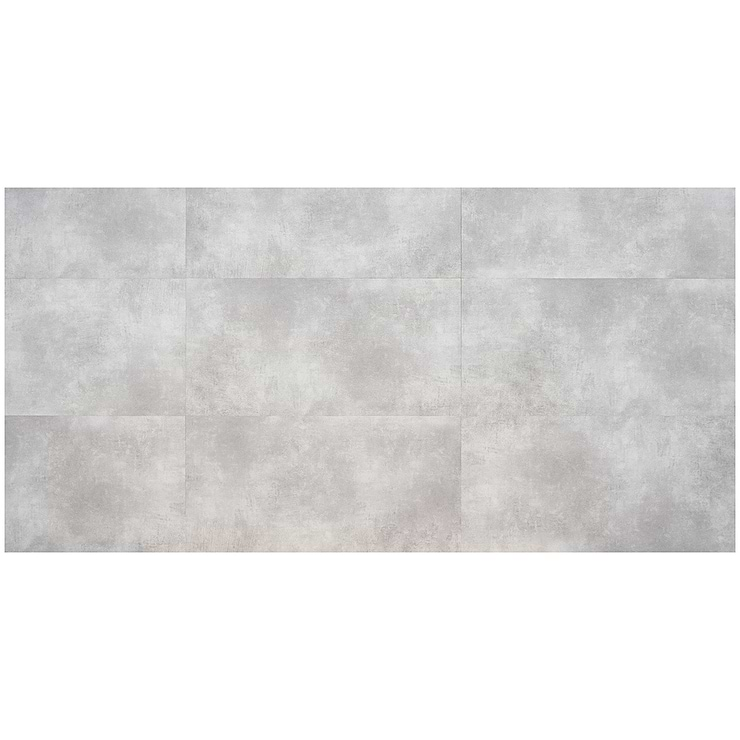 Katone Concreto Silver 18x36 Glue Down Luxury Vinyl Tile