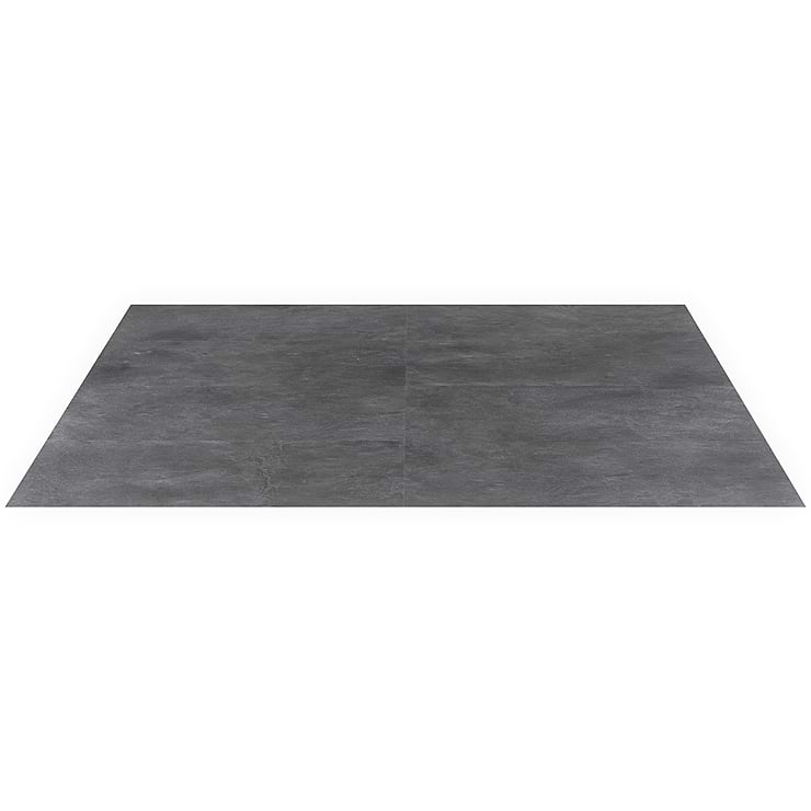 Optoro Trail Slate Black 28mil Wear Layer Rigid Core Click 12x24 Luxury Vinyl Tile