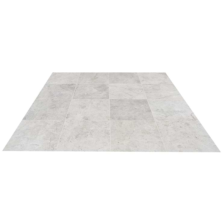 Tundra Gray 12x12 Honed Limestone Tile