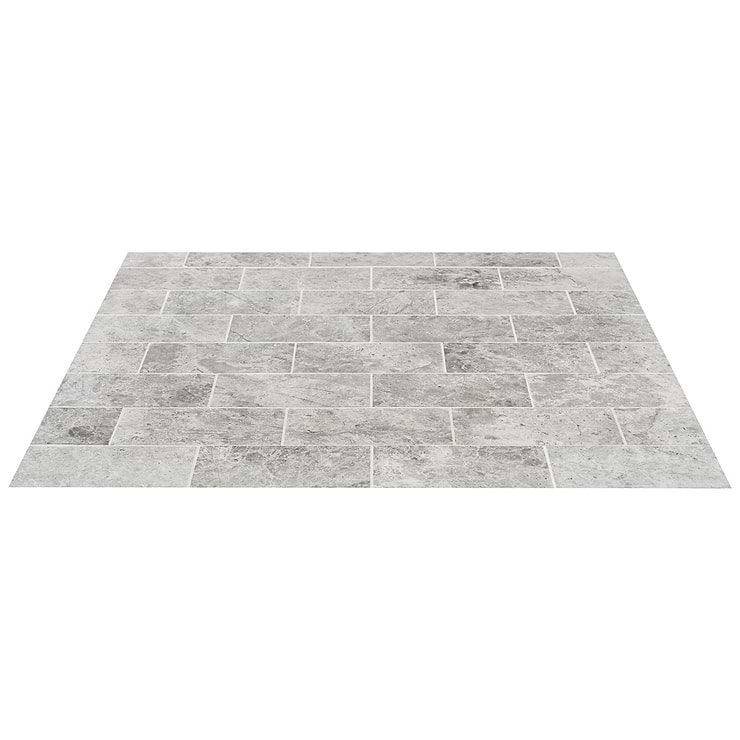 Tundra Gray 3x6 Honed Limestone Tile